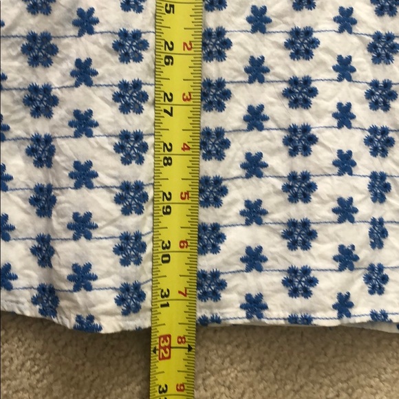 Blue Flower Wrap Dress (Brandy, Princess Polly) - Picture 9 of 10